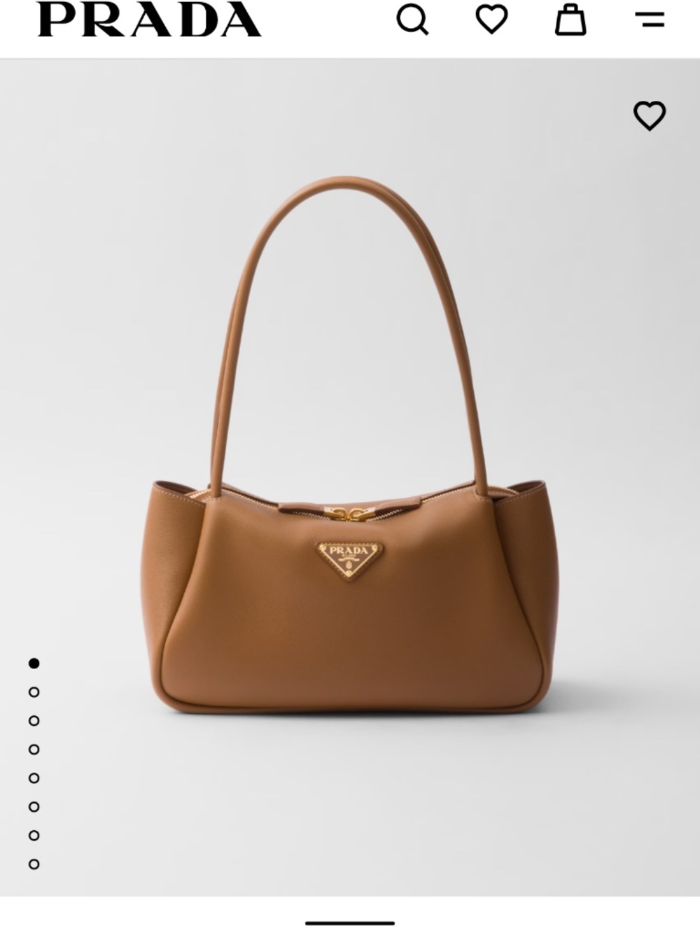 Medium Darling Leather Prada Bag and matching Wallet